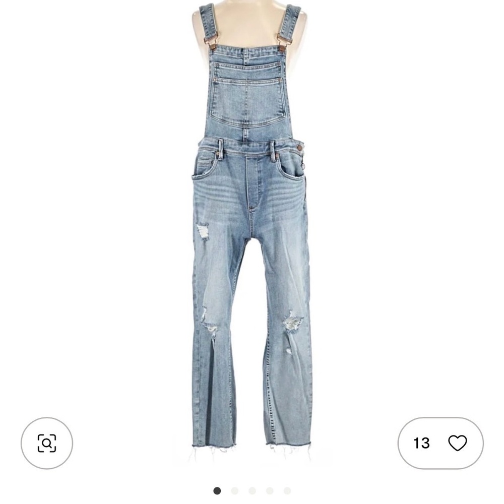 Blank NYC Slim Girlfriend Overalls  Size 0-2